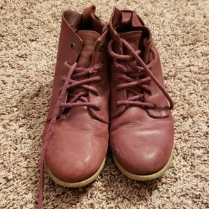 Maroon Steve Madden Boots